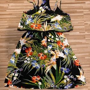 Floral mini dress